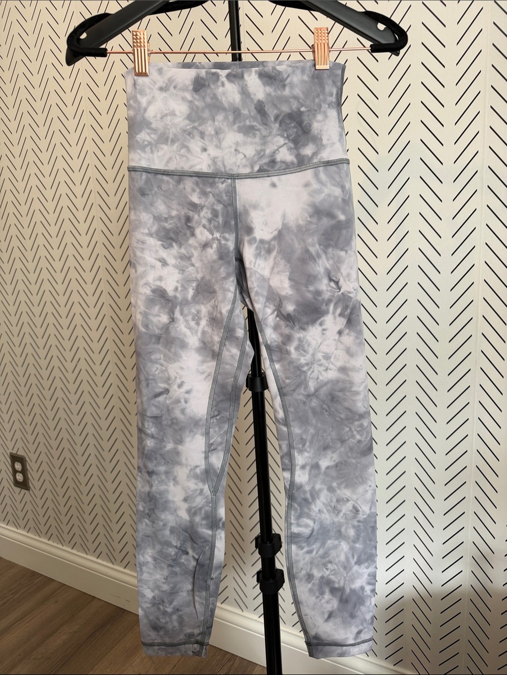 lululemon athletica Cloud Gray Tie-Dye High-Rise Leggings